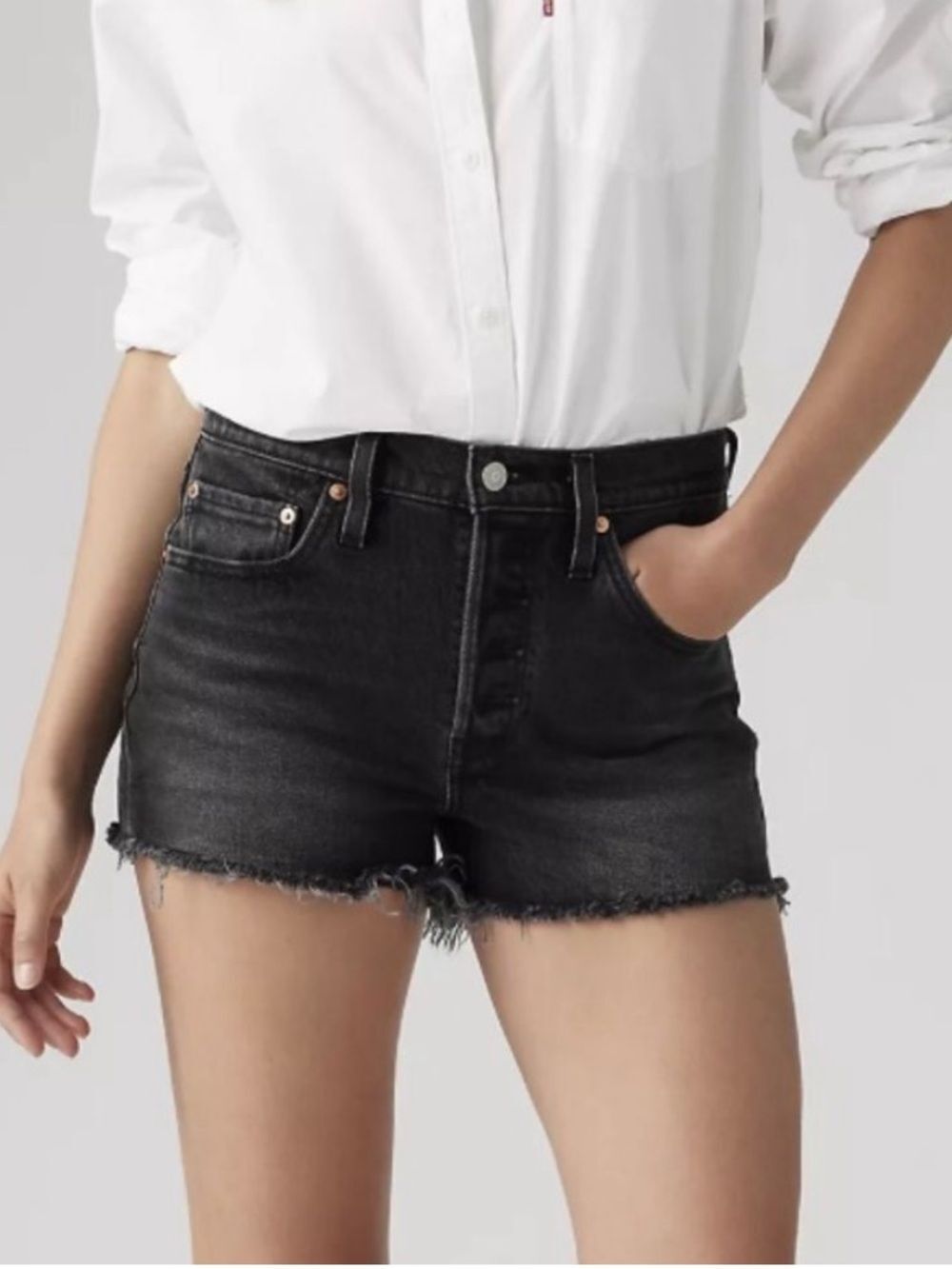 LEVI'S | 501® Original Fit High Rise Jean Shorts - Size 27